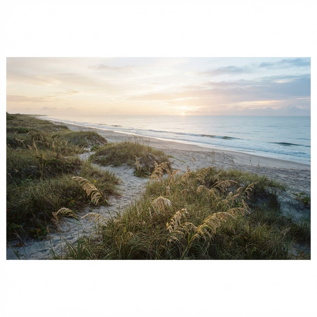 A calm Florida coastal landscape near Vero Beach